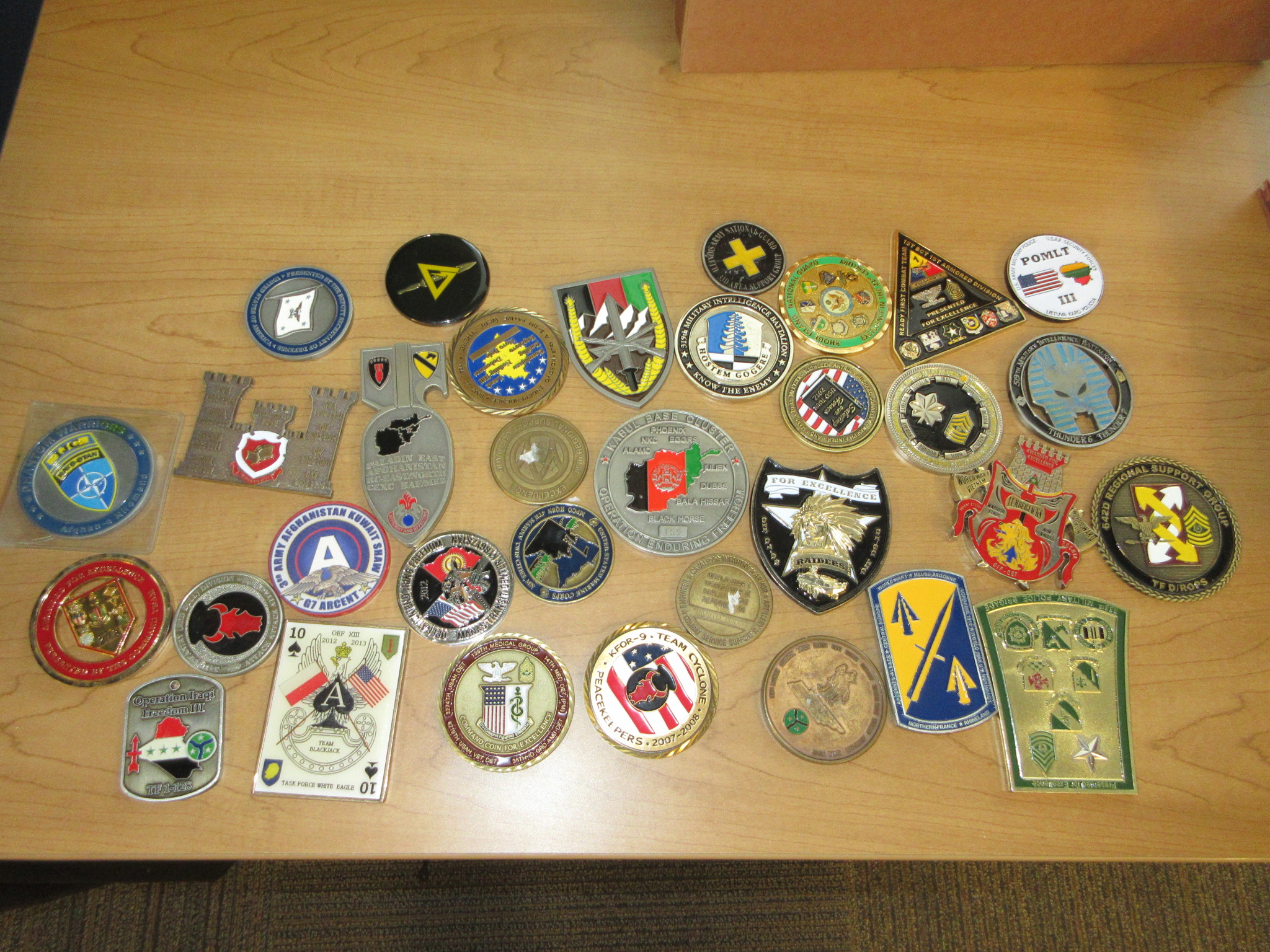 LOT OF CHALLENGE COINS
