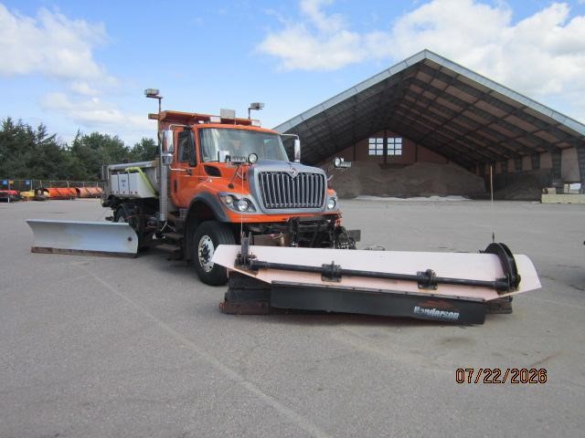2012 IH 7500 SINGLE AXLE PLOW TRUCK CHASSIS