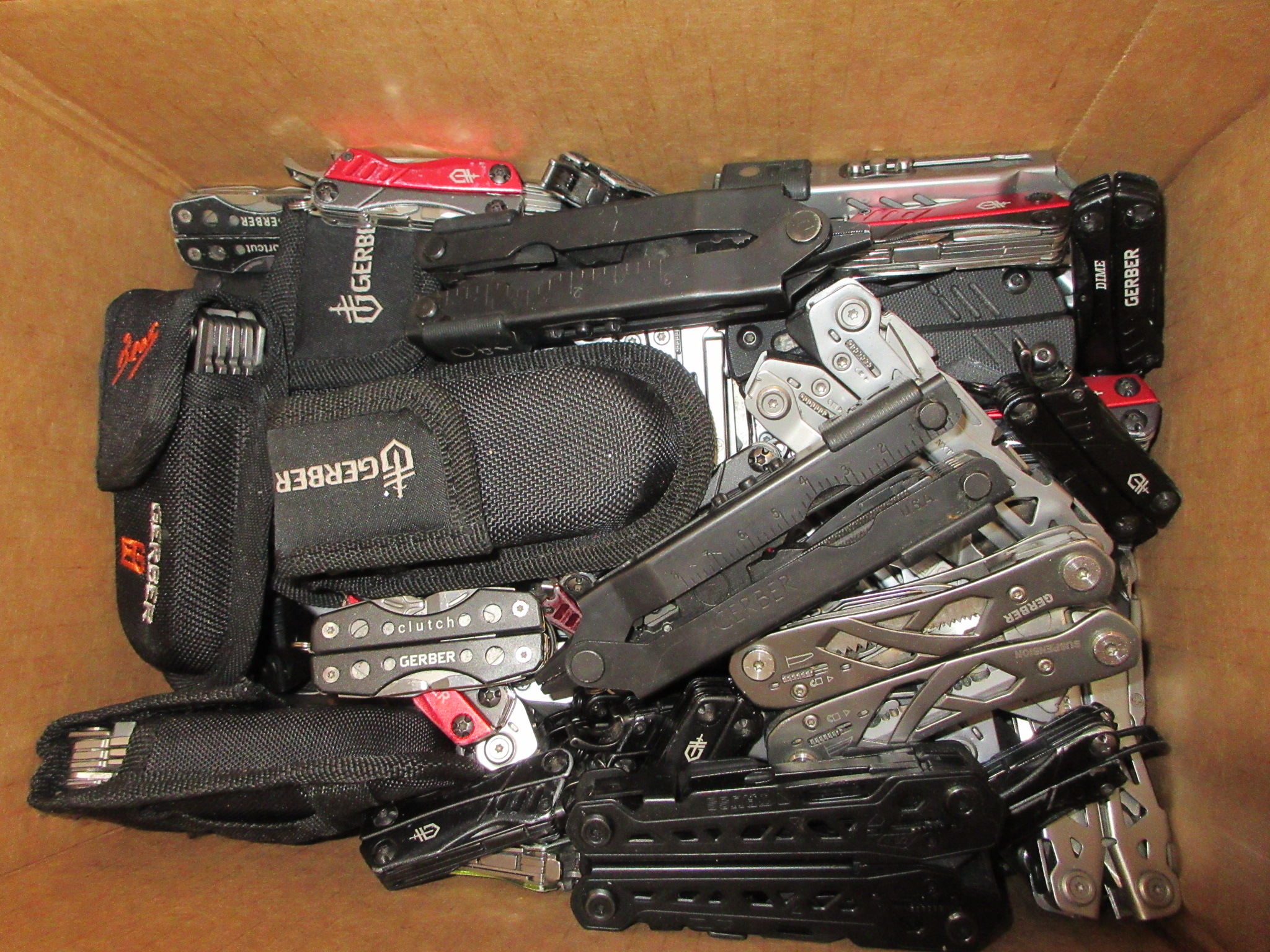 25 POUND BOX OF GERBER MULTI-TOOLS