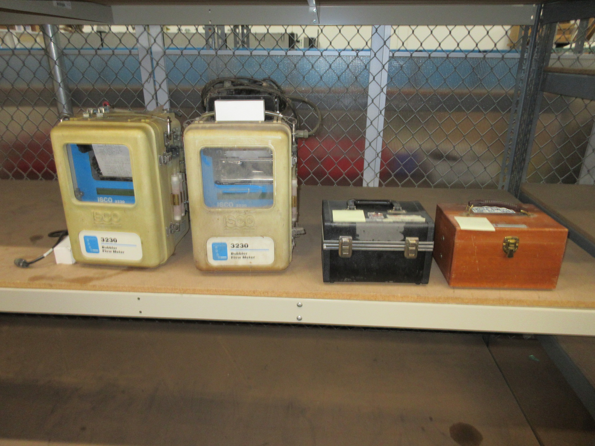 2 ISCO 3230 BUBBLER FLOW METER, 2 PRICE AA ICE CURRENT METE, 2 ISCO MODEL 2310 PLOTTER PAPER