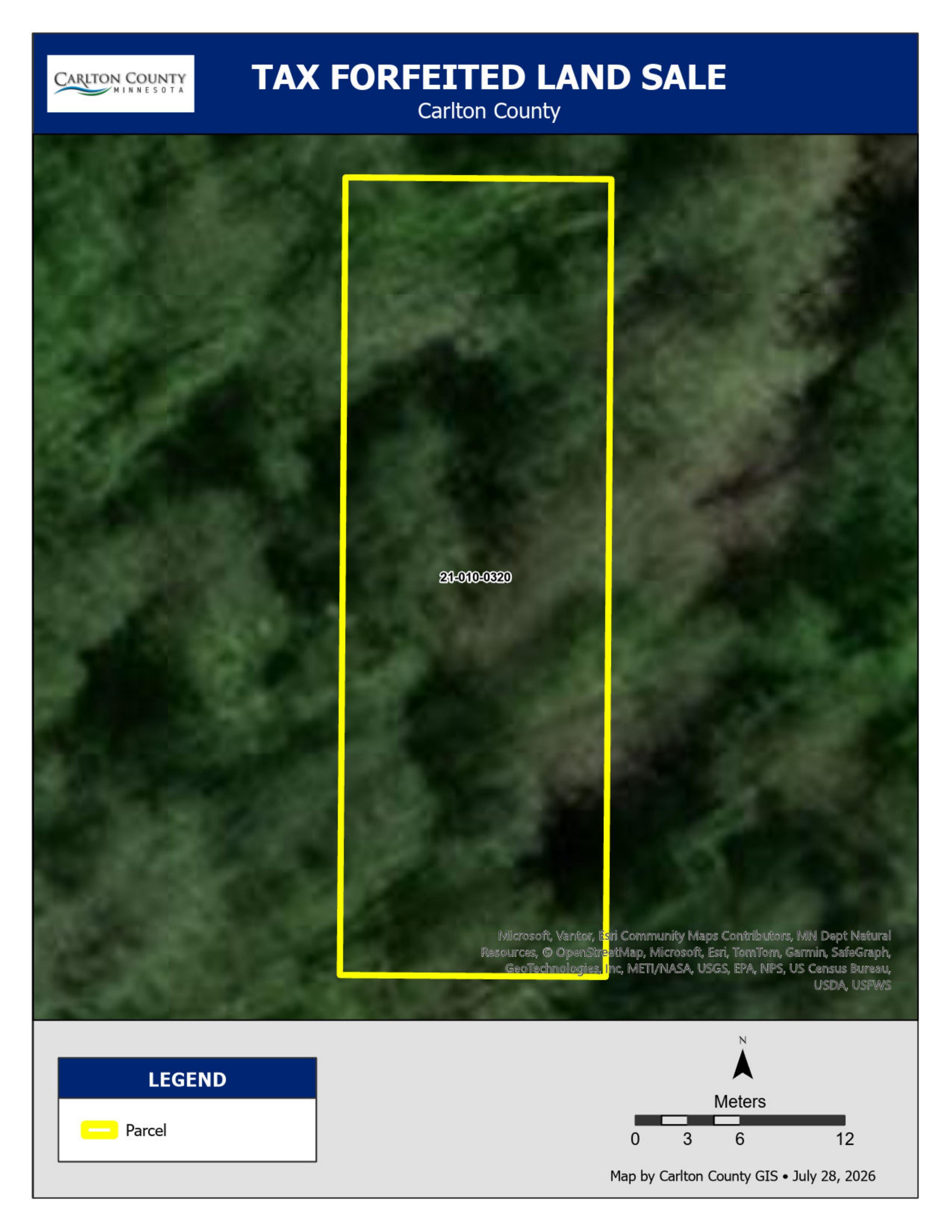 CARLTON COUNTY PARCEL ID# 21-010-0320