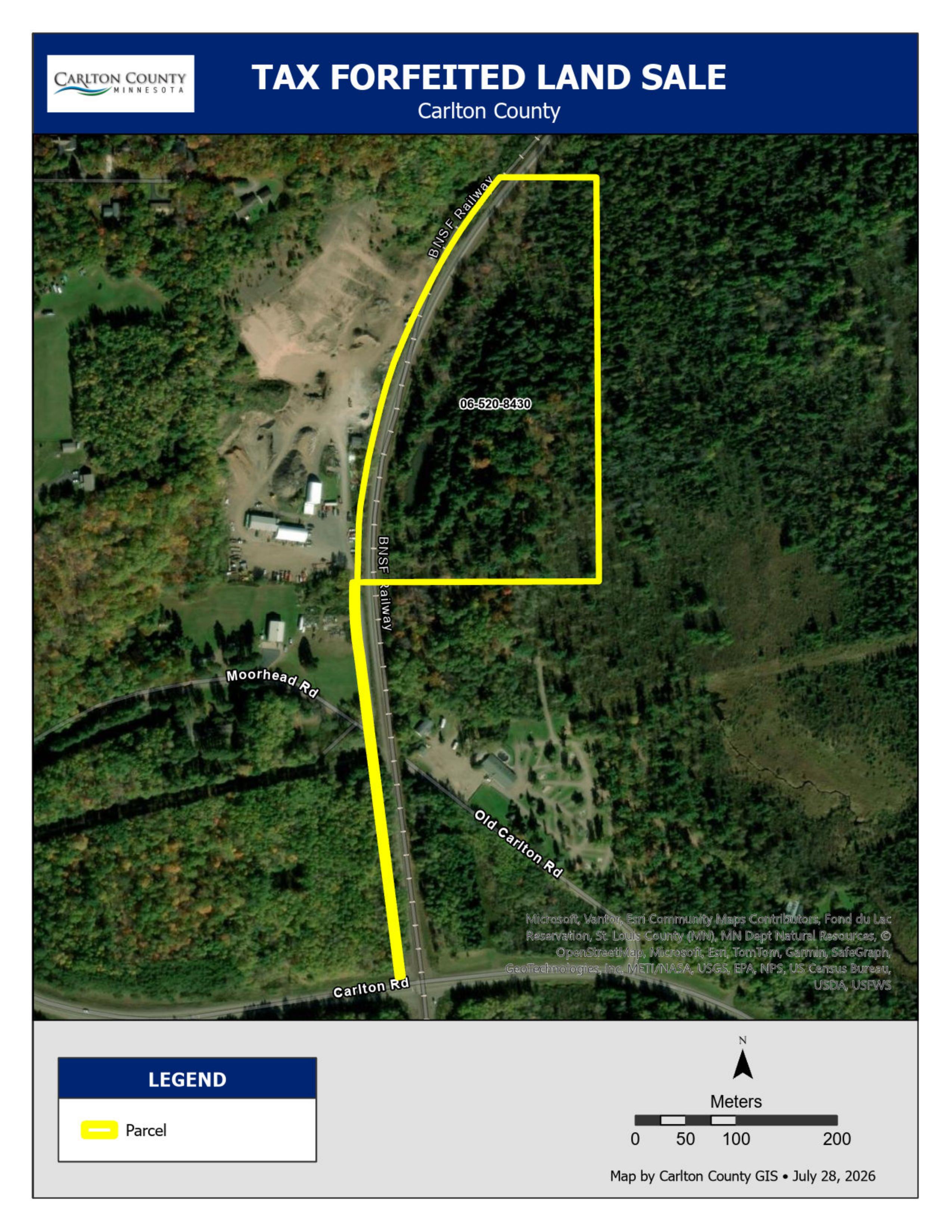 CARLTON COUNTY PARCEL ID# 06-520-8430