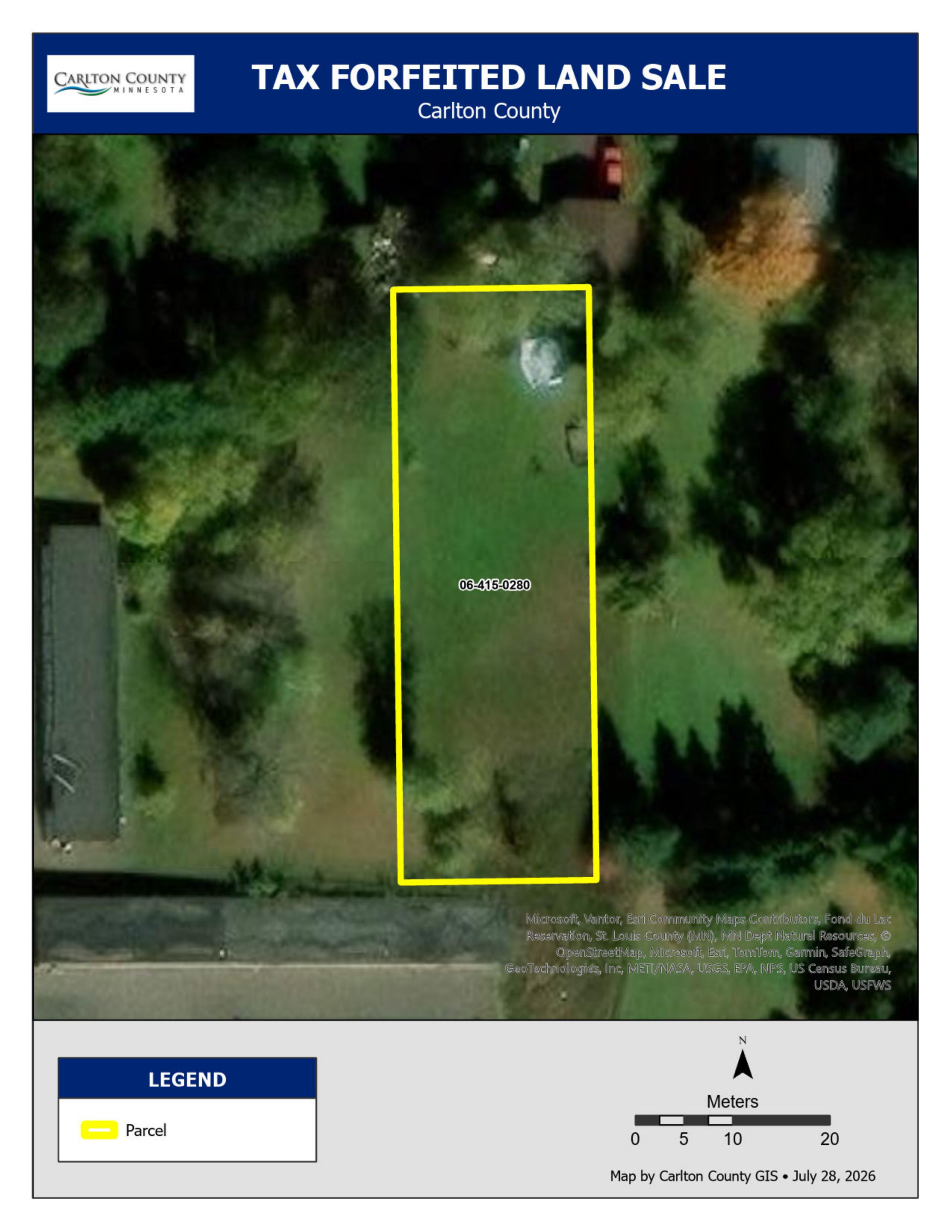 CARLTON COUNTY PARCEL ID# 06-415-0280