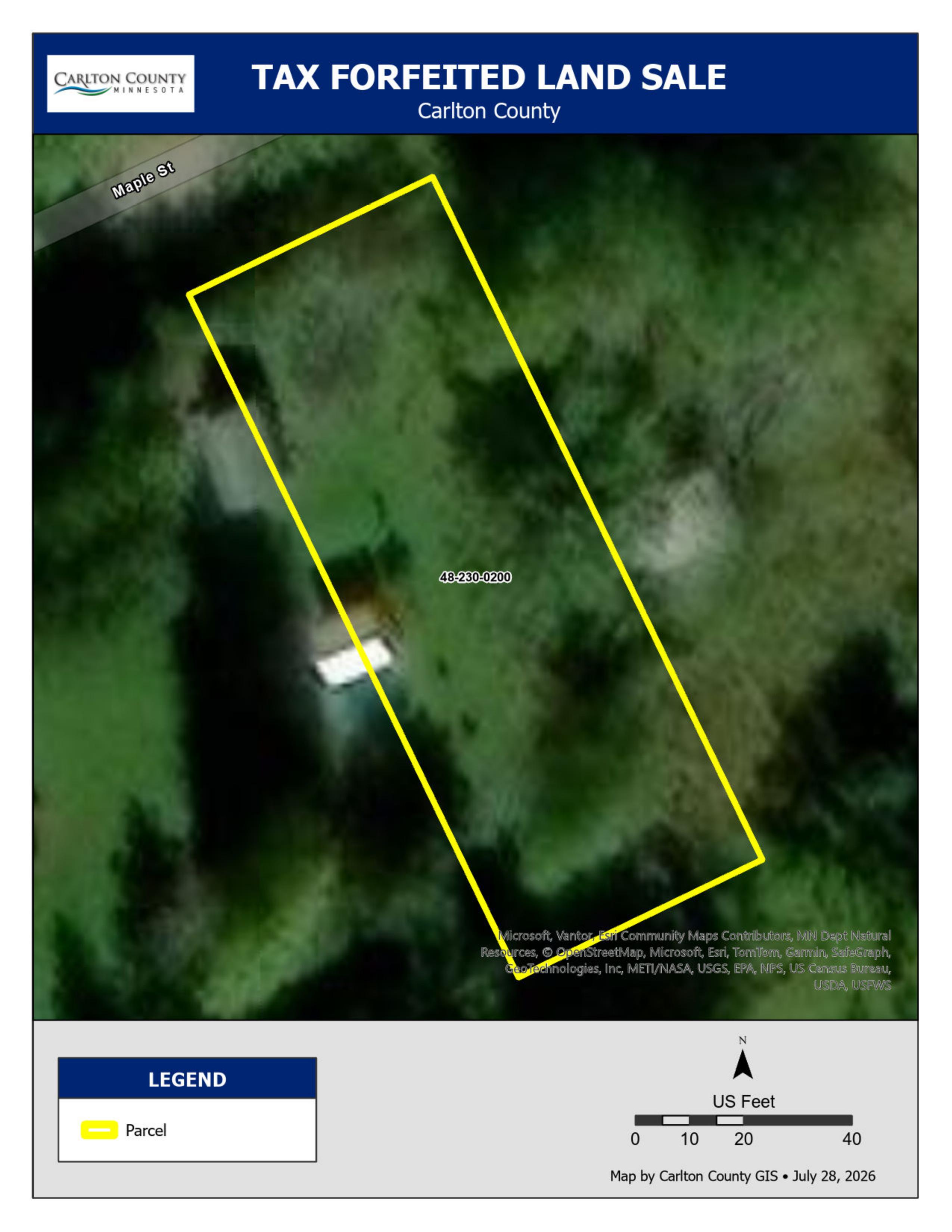 CARLTON COUNTY PARCEL ID# 48-230-0200