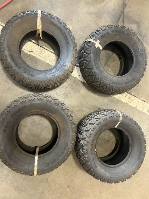 LOT OF 4 CARLISLE TIRES