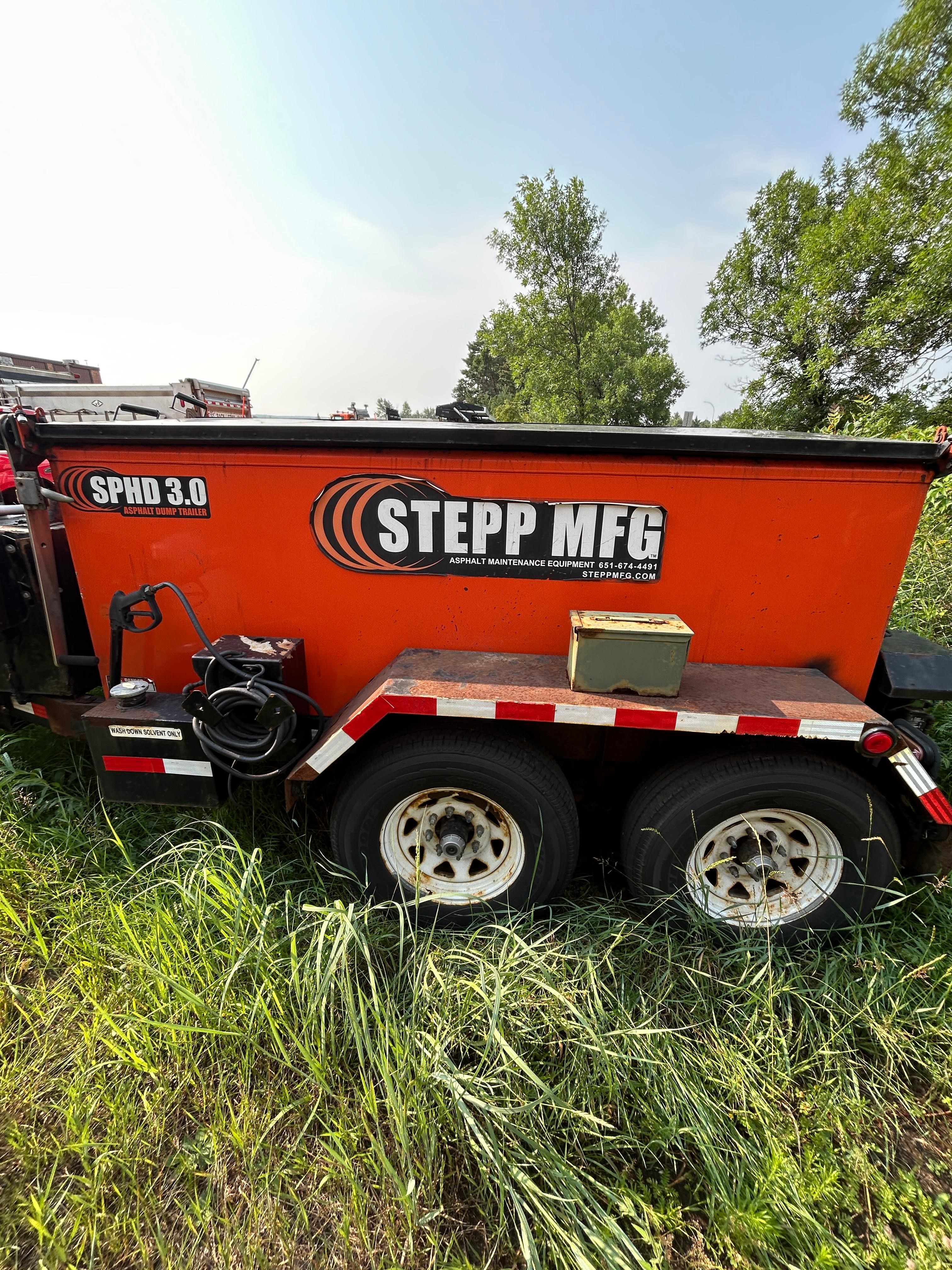2016 STEPP SPHD-2.0 3T PRE-MIX HEATER-POTHOLE PATCH TRAILER