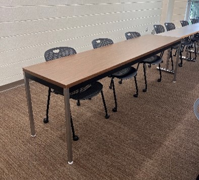BROWN WOOD TABLE