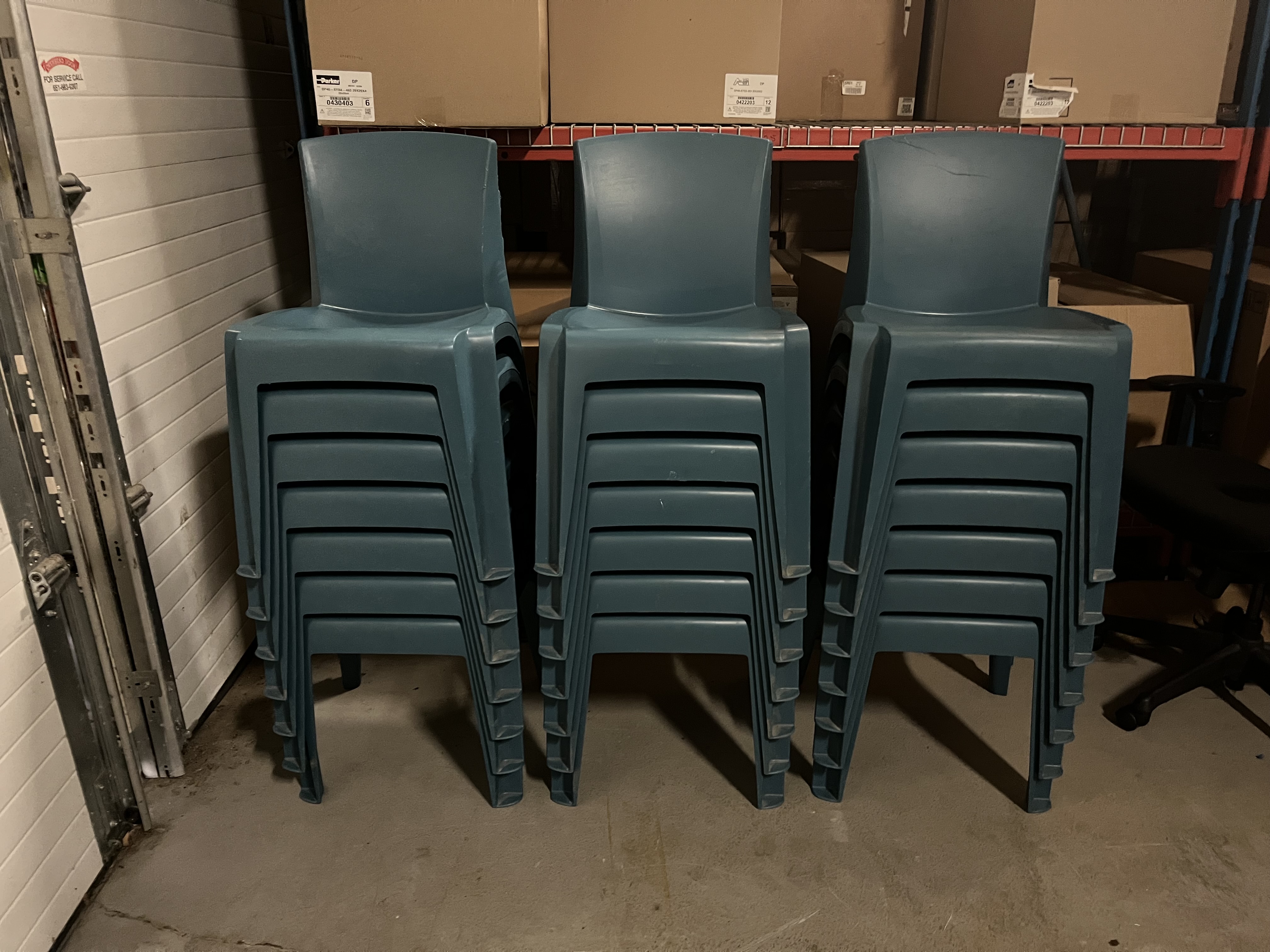 21 Plastic Chairs
