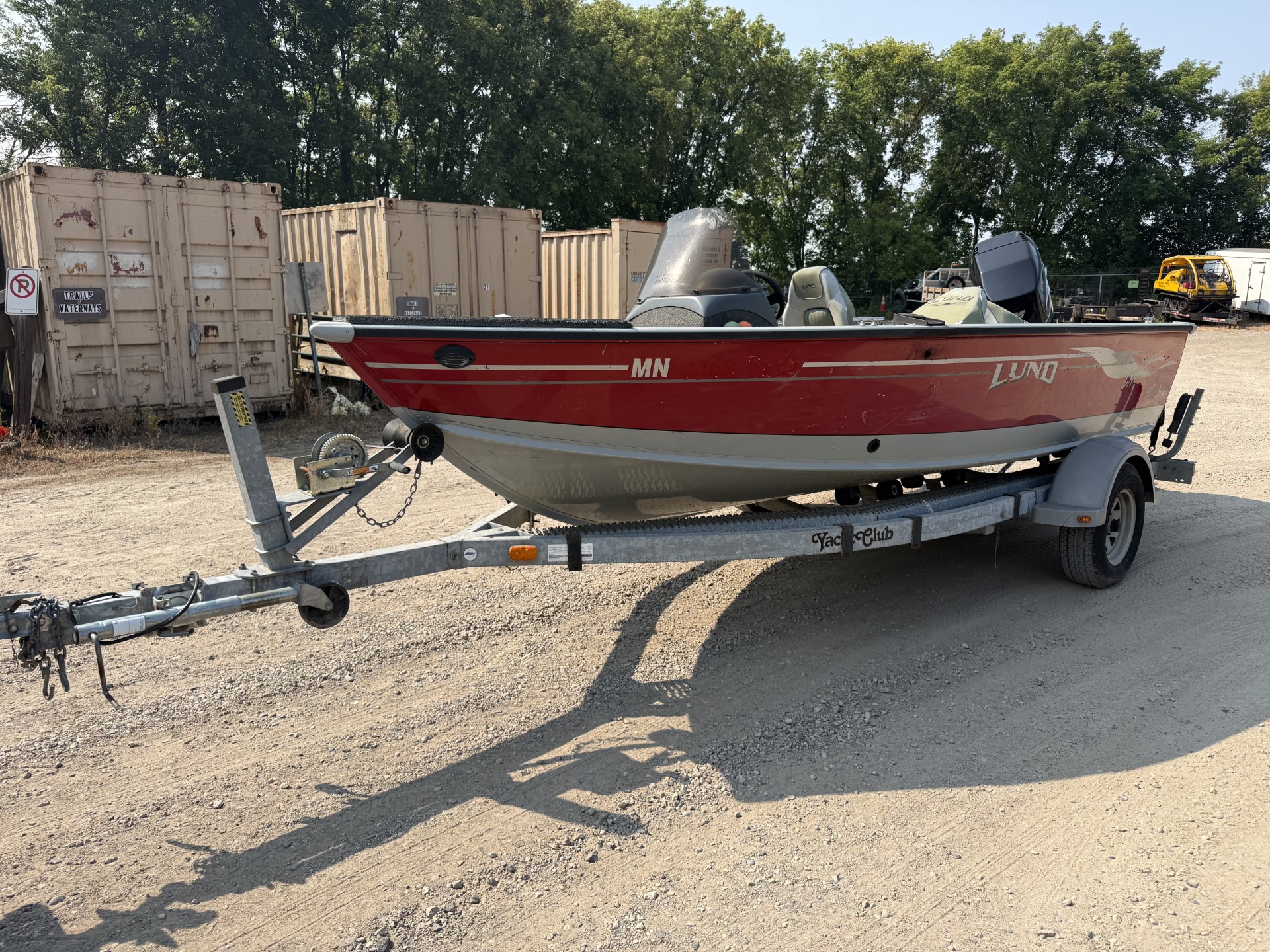 2006 LUND 17' BOAT (1331972); 2006 MERCURY 90HP OUTBOARD (1331985); 2006 YACHT CLUB R1612 TRAILER (1331998). FOR REGISTRATION PURPOSES, TRAILER VALUE IS ESTIMATED TO BE 25% OF THE PACKAGE VALUE.