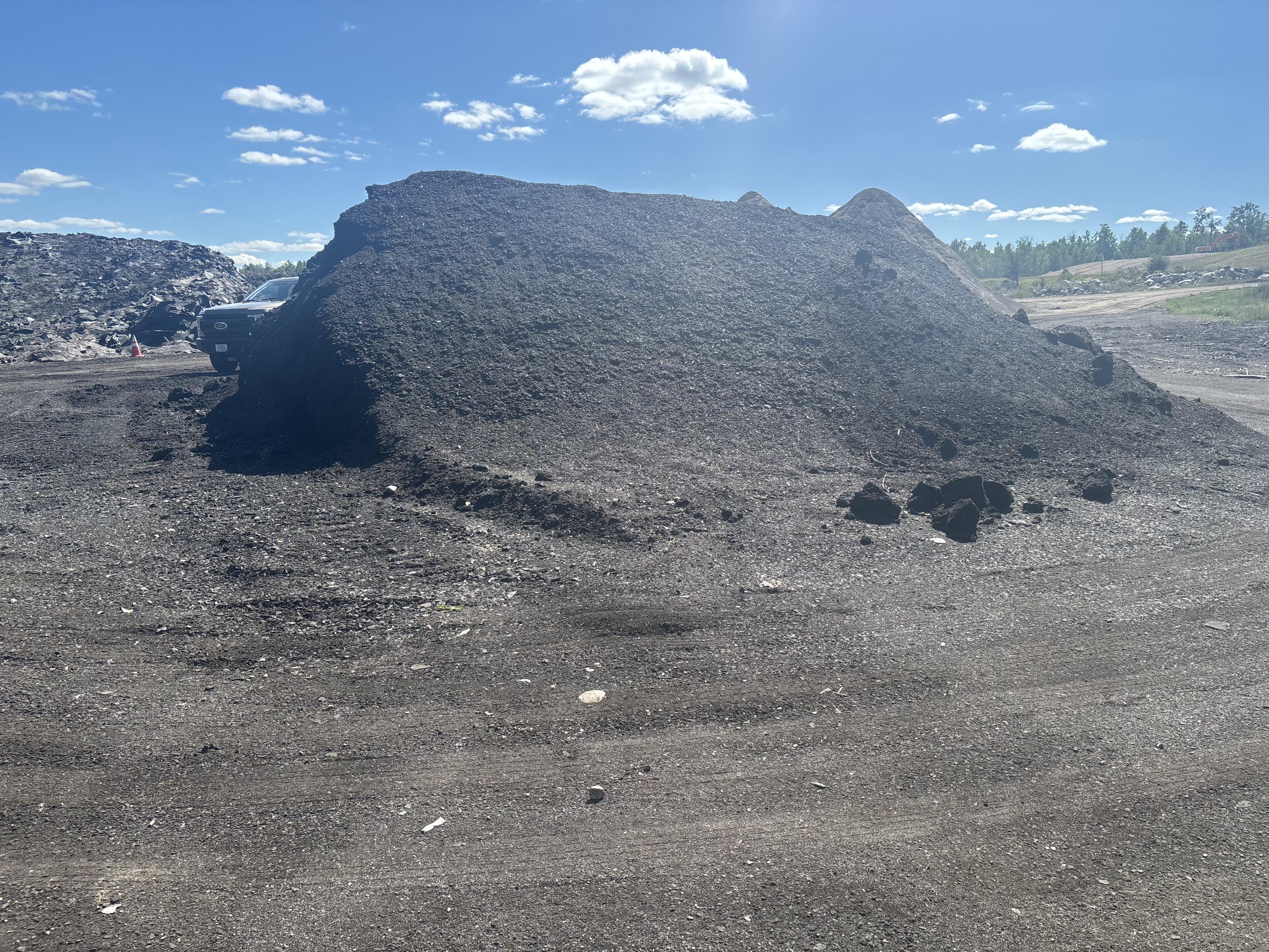 Approximately 100 Cy, Ground Shingles