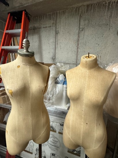 2 - OLDER FEMALE FORM MANNEQUINS