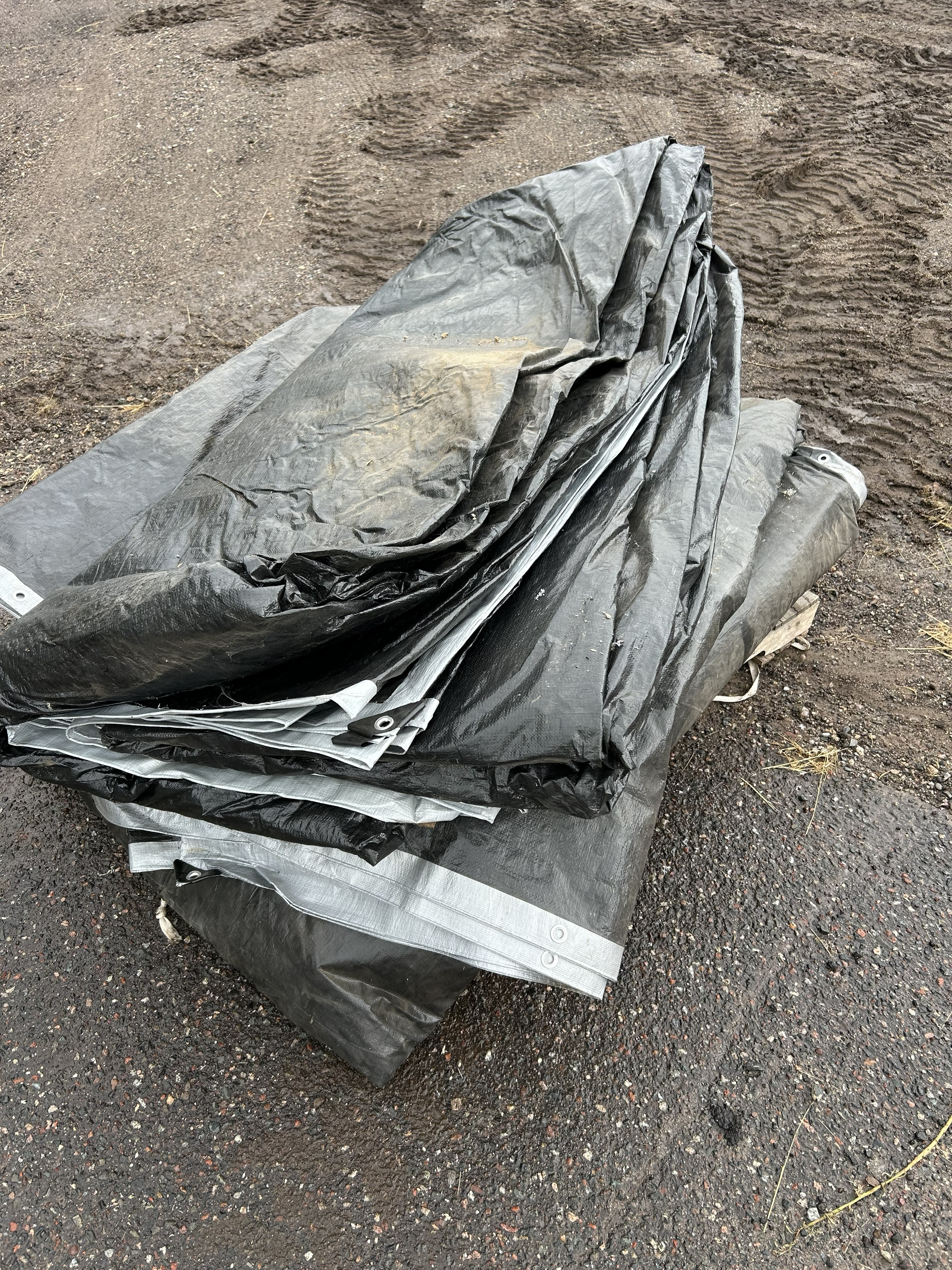 Tarps Of Various Sizes