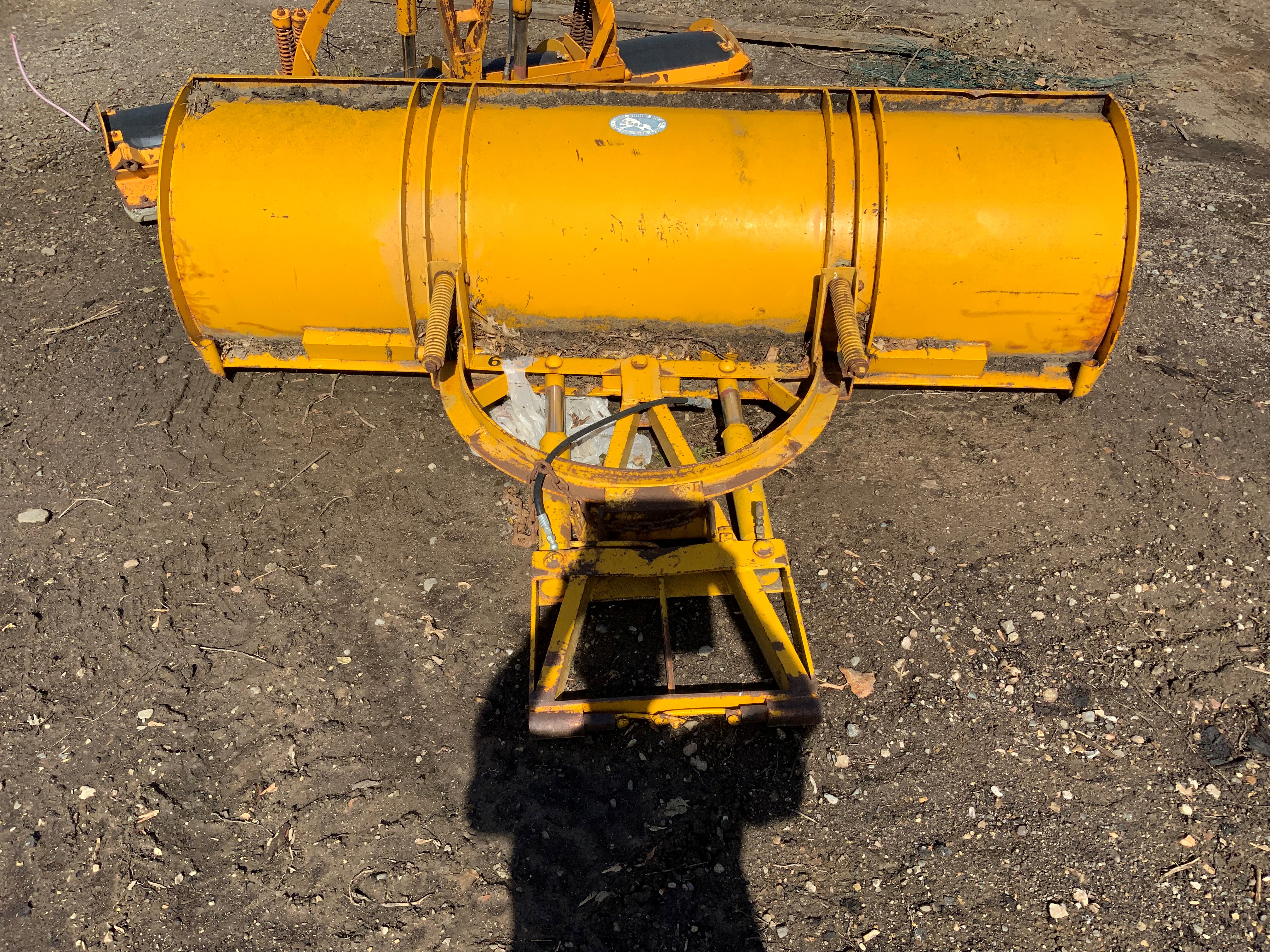 Mid 1990'S Leo Steel 8 Foot Snowplow